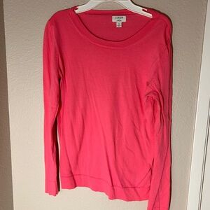 J. Crew pink long sleeve